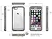 iPhone 6s Plus Case, roocase [Glacier TOUGH] iPhone 6 Plus (5.5-inch) Hybrid Scratch Resistant Clear PC / TPU Armor Full Body Protection Case Cover with Built-in Screen Protector for Apple iPhone 6 Plus, Fossil Gold