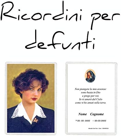 Lombardi Fotografo Ricordini Defunti Santini Pagellina Immaginette Stampa Prece Nel Formato Di Stampa 7x10 Personalizzati Cambio Sfondo Amazon It Casa E Cucina