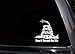 Don't Tread on Me Snake -Window-decal- 5