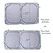 240T Fabric 2 pc Auto Sunshade for Car Windshield Sun Shade SUV Front Window 2pc - Large