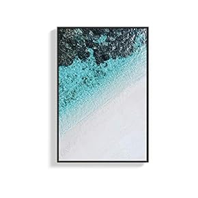 Framed Canvas Wall Art for Living Room, Bedroom Seaside Canvas Prints for Home Decoration Ready to Hang - 16x24 inches