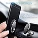 Cell Phone Ring Holder, 3Pack Panda Phone Stand Smartphone Finger Grip Metal Loop Adjustable Mobile Kickstand for Magnetic Car Mount iPhone Samsung Galaxy Pop Hand Desk Iring Black Rose Gold Silver