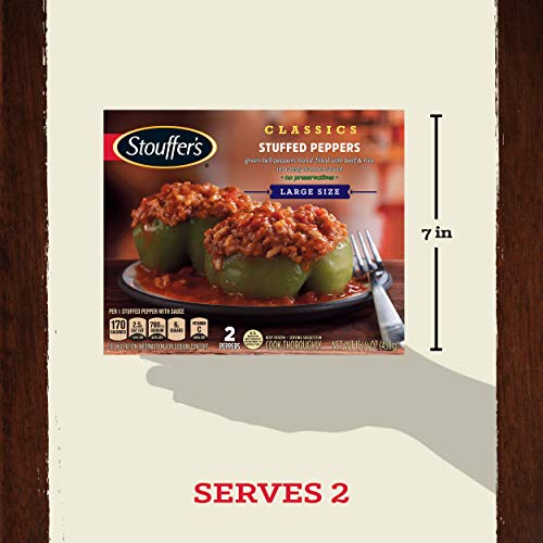 STOUFFER'S CLASSICS Stuffed Peppers, Large Size Frozen Meal - Thumbnail 6