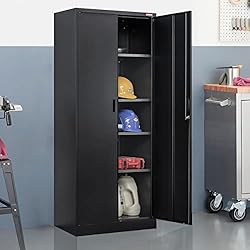 BESFUR Metal Storage Cabinet, 72" H x 36" W x 18" D
