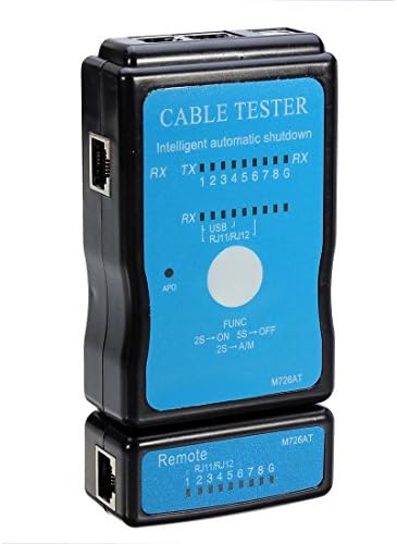 Cable Tester Wire Tracker LAN USB RJ45 RJ11 RJ12 Network Ethernet CAT5 Line Finder for Network Cable Collation Telephone Line Test Continuity Checking