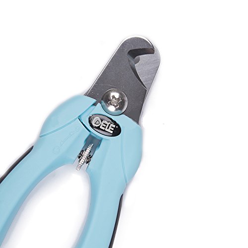 [Upgrade Version] Pet Grooming DELE Lastest Product Pet Supplies Pet Products Adjustable Dog Nail Clippers with Quick sensor (Blue)