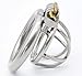 New Steel stainless male chastity device penis cage penis ring small cock sex toys A231-1 (cage with 45mm ring)