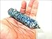 Jet Blue Kyanite Pointed Orgone Pencil Wand Massager Healing Reiki Meditation Decor Aura Protection Chakra Balancing Energy Approx 3 inch Long