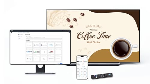 Amazon Signage Stick – Professional Digital Signage 4K Media Player – Designed for Businesses of All Sizes, Easy Setup, WiFi 6E, and CMS Compatibility 
