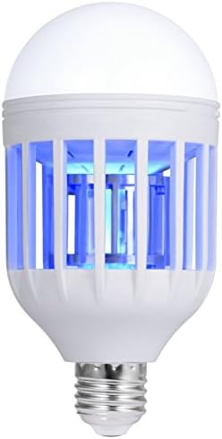 Fits in 110v Light Bulb Socket, For Indoor Porch Deck Patio Backyard Garden,Mosquito Killer Lamp, Mosquito Zapper, Fly Killer, Mosquito Trap, Electronic Insect Killer, Bug Zapper Light Bulb