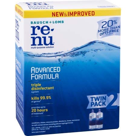 Bausch + Lomb Renu Contact Lens Multipurpose Solution (Pack of 24)