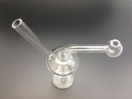 4.5'' Thick Glass Filter Bottle With Oil Burner