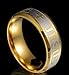 Tanyoyo 8MM Stainless Steel Jesus Cross Ring 18k Golden Size 6-14 (13)