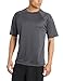 Kanu Surf Men's Standard Short Sleeve UPF 50 Swim Rash Guard Sun Shirt (Regular & Extended Sizes), Charcoal, XX-Large