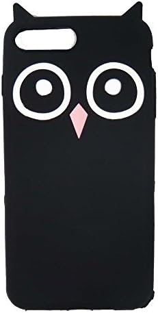 DiDicose Fashion 3D Cartoon Animal Characters Black Lucky Fortune Plutus Cat Kitty Silicone Rubber Phone Case Cover for Apple iPhone 6 6S 7 7S Plus Samsung Galaxy S5 S6 S7 S8 Edge LG Moto Huawei etc.