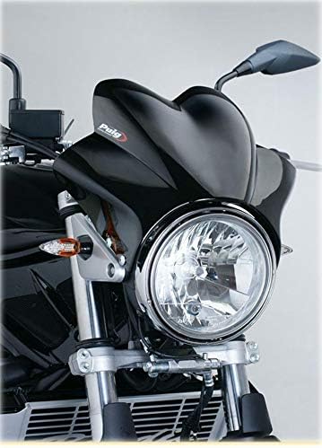 2007 Puig 2208N1313 2208N1313 Pare-brise WAVE compatible avec YBR 125 RE05 Noir Set