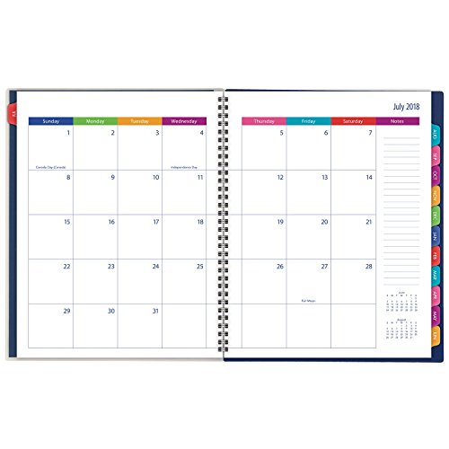 image for Mead 2018-2019 Academic Year Weekly & Monthly Planner, Large, 8-1/2 x 