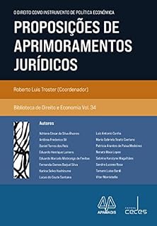 Livro Proposições de aprimoramentos jurídicos