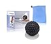 Foot Massage Ball By GLOUE - Sports Outdoor Foot and Back Pain Relief - Highly Recommended for Plantar Fasciitis - Deep Tissue Acupressure - Reflexology Trigger Point Sensory Therapy (Black)