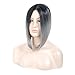 Short Bob Wigs,Gray Bob Wigs,Straight Ombre Wigs, Cosplay Wigs,Ombre Gray Wigs,Bob Wigs, Short Straight Synthetic Hair Free a Wig Cap
