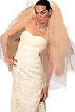 Botong 3 Layers White and Ivory Bridal Veils Wedding Accessories