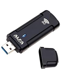 ALFA awus036eac AC1200 USB inalámbrico Wifi de largo alcance adaptador Adaptador USB Dongle para Ultimate compactness Soporte w Clip & Ventosa incluidos