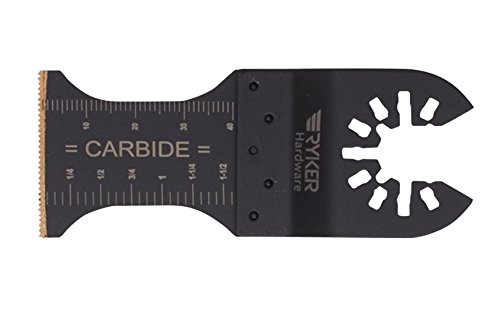 Quick Release Oscillating Saw Blades: Carbide Metal Blade Universal Fit Multitool Blade for Fein Multimaster, Dewalt, Dremel MM45, Porter Cable, Rockwell, Ridgid, Ryobi, Makita, Milwaukee, Worx