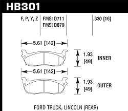 Hawk Performance HB301Y.630 LTS Brake Pad