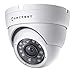 Amcrest AMC960HDC36-W 800+ TVL Dome Weatherproof IP66 Camera with 65' IR LED Night Vision (White),Power supply and coaxial video cable are not included