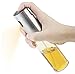 Glass Cooking Oil Sprayer Olive Oil Sprayer Pump Stainless Steel Oil Dispensers Bottle For Salad/Bread Baking/Barbecue With 2 Bouns Brushes