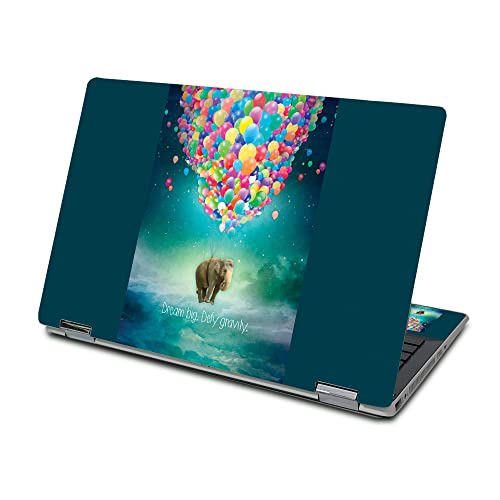 MightySkins Skin for HP Pavilion X360 15" (2019) - Elephant Balloons | Protecti…