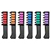 Aoert Temporary Hair Chalk Set - 6 Colors Hair Chalk With Brush - Hair Chalk Comb for Girls, Party, Cosplay (6 Color)