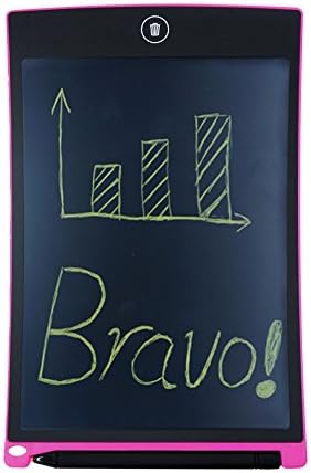 LCD Writing Board 8.5in Electronic Writing Tablet / Blackboard (pink)