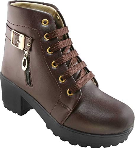 Faux Leather High Ankle Casual Multicolored Boot for Women's