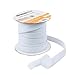 Stretchrite Knit Polyester Elastic Spool – 3/4-Inch x 30-Yards, White – Soft, Durable & Stretchy Elastic for Sewing, Waistbands, Cuffs & DIY Crafting