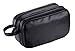 WODISON Large Capacity PU Leather Travel Toiletry Bag Dopp Kit for Men Black