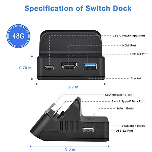 Big Bundle Portable TV Dock, Pocket TV Docking Station, Fast Charger