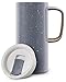 Ello Campy Vacuum Insulated Stainless Steel Water Bottle with Slider Lid, 16 oz, Earth Grey
