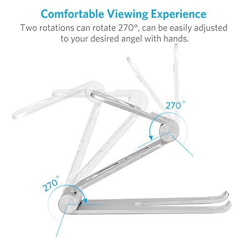 2 in 1 Cell Phone Stand Apple Watch Charging Stands Foldable Aluminium Desktop Tablet Stand Holder Dock for Android Smartphone iWatch iPhone 6 6s 7 8 7 Plus S8 iX ipad (Silver) - Thumbnail 3