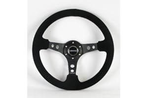 NRG Innovations ST-006S 350mm Sport Steering Wheel (3" Deep) (Suede)