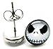 Jack Face - The Nightmare Before Christmas Stud Post Earrings - New - Pair!