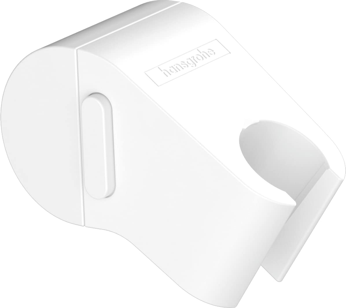 Hansgrohe WallStoris Shower Head Holder, Bathroom Accessory, Matt White, 27917700