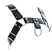 FEESHOW Men's PU Leather H Bulldog Adjustable Chest Half Harness (one Size, Black 2)