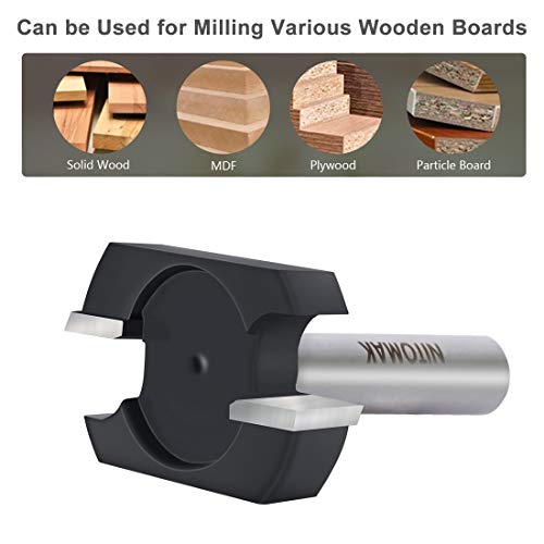 CNC Spoilboard Surfacing Router Bit, 1/2" Shank 2" Cutting Diameter