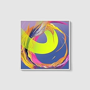 Framed Canvas Wall Art for Living Room, Bedroom Abstract Canvas Prints for Modern Home Decoration Ready to Hang - 16"x16" inches