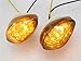 Wanheyao 2X Flush Mount Smoke Lens 15 Amber LED Turn Signal Light Blinker Indicator Side Marker for Honda CBR 600RR F3 F4 F4i 1997-2006