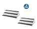 Copco 2555-0188 Non-Skid 3-Tier Cabinet Organizer, 15-Inch (Plastic, Set of 2) primary