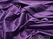 Plum Shantung Dupioni Faux Silk Fabric Per Yard