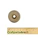 2 inch x 3/4 inch Treaded Wood Wheel, 3/8 inch Hole | 20 Pack | Tread, Unfinished Mini Wood Toy Wheel for DIY Crafts