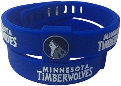 ENJOY 11 NBA Basketball Team Adjustable Silicone Bracelets Wristbands, a Set Two